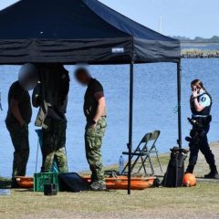 Duiker in problemen bij defensietraining in Scharendijke © HV Zeeland